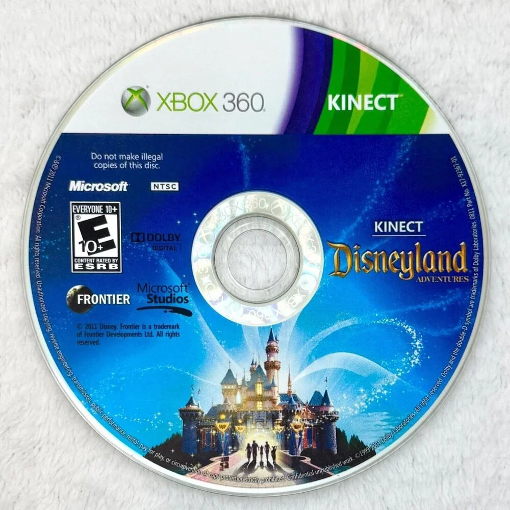 XBOX 360 Kinect Disneyland Adventures 2011 Microsoft Studios Frontier